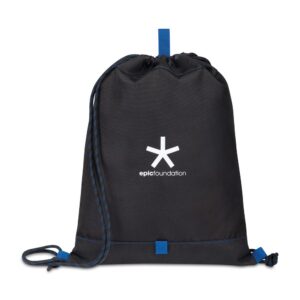 Repeat Recycled Poly Cinchpack - Royal Blue
