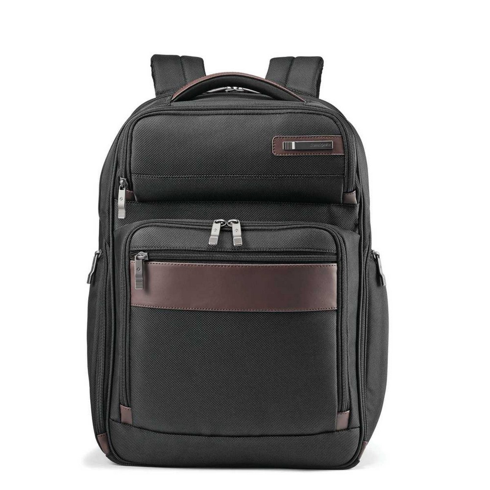 Samsonite Kombi Large Backpack - Black-Brown