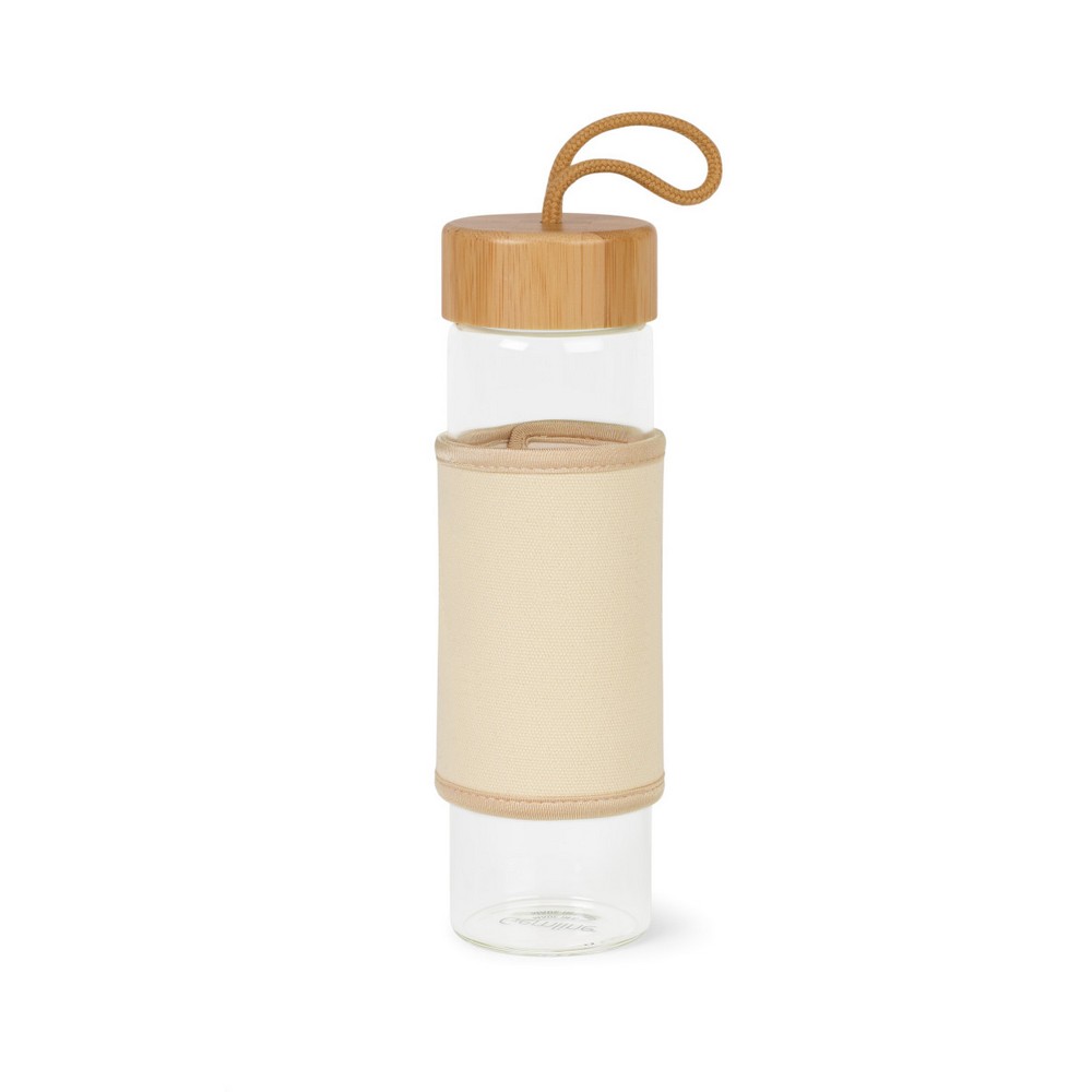 Serenity Bamboo Glass Bottle - 18.5 Oz. - Natural