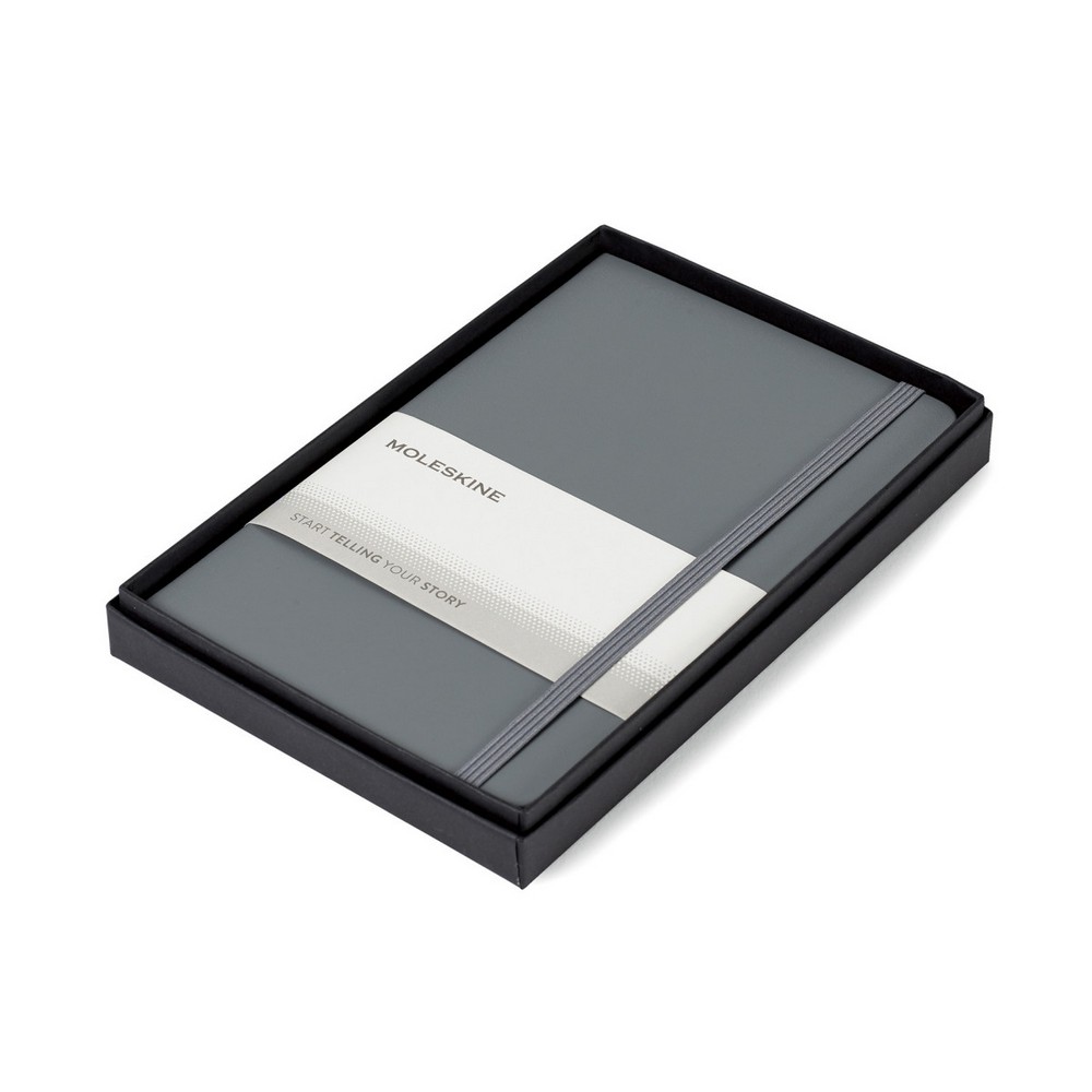 Moleskine® Medium Notebook Gift Set - Slate Grey
