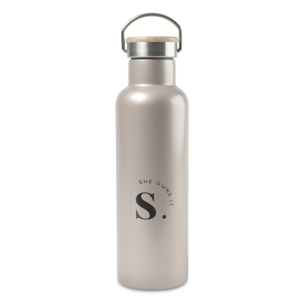 Aviana™ Metallics Double Wall Stainless Steel Wine Bottle - 25 Oz. - Champagne