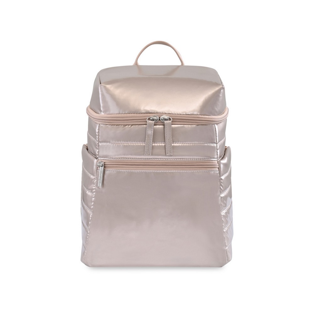 Aviana™ Metallics Mini Backpack Cooler - Champagne