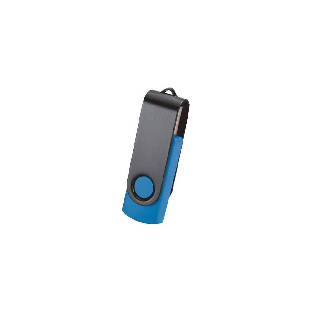 Rotate Black Clip Flash Drive 4 Gb
