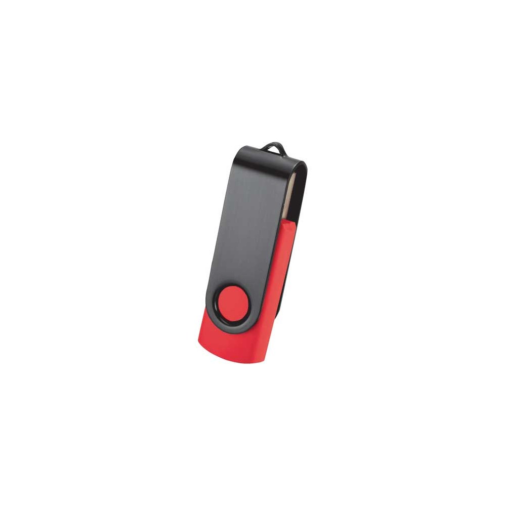 Rotate Black Clip Flash Drive 4 Gb