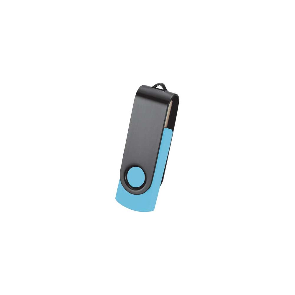 Rotate Black Clip Flash Drive 4 Gb