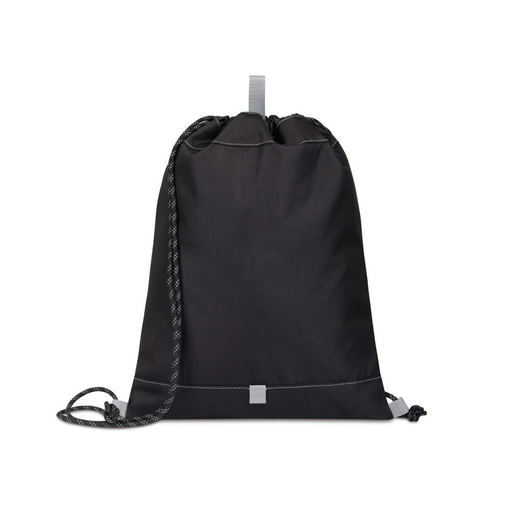 Repeat Recycled Poly Cinchpack - Medium Grey