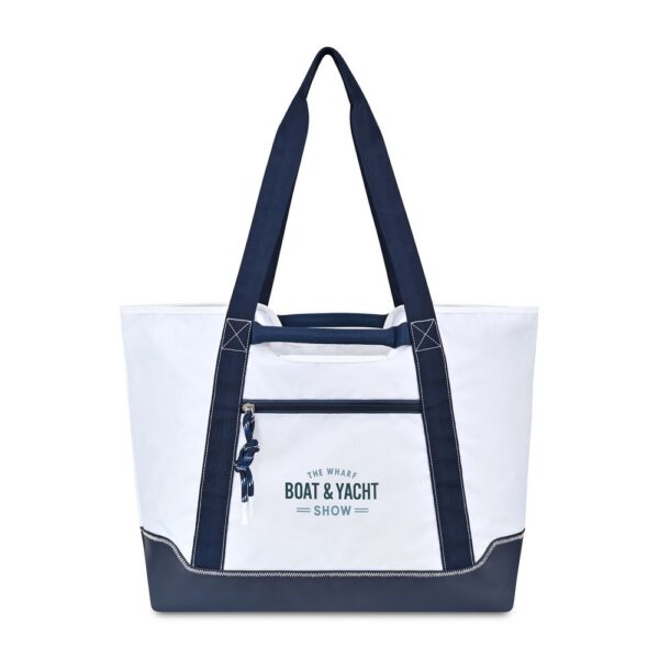 Harborside Medium Boat Bag - White