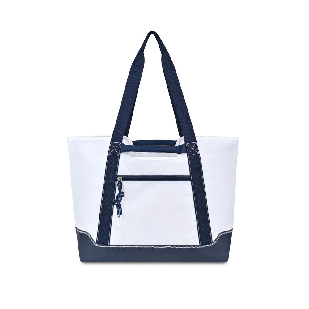 Harborside Medium Boat Bag - White