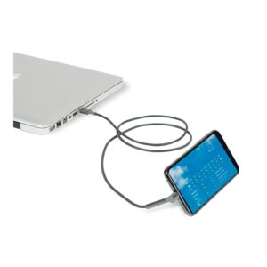 Side Kick Charging Cable - Medium Grey