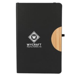 5.5" x 8.5" Kaya Recycled PU and Bamboo JournalBoo