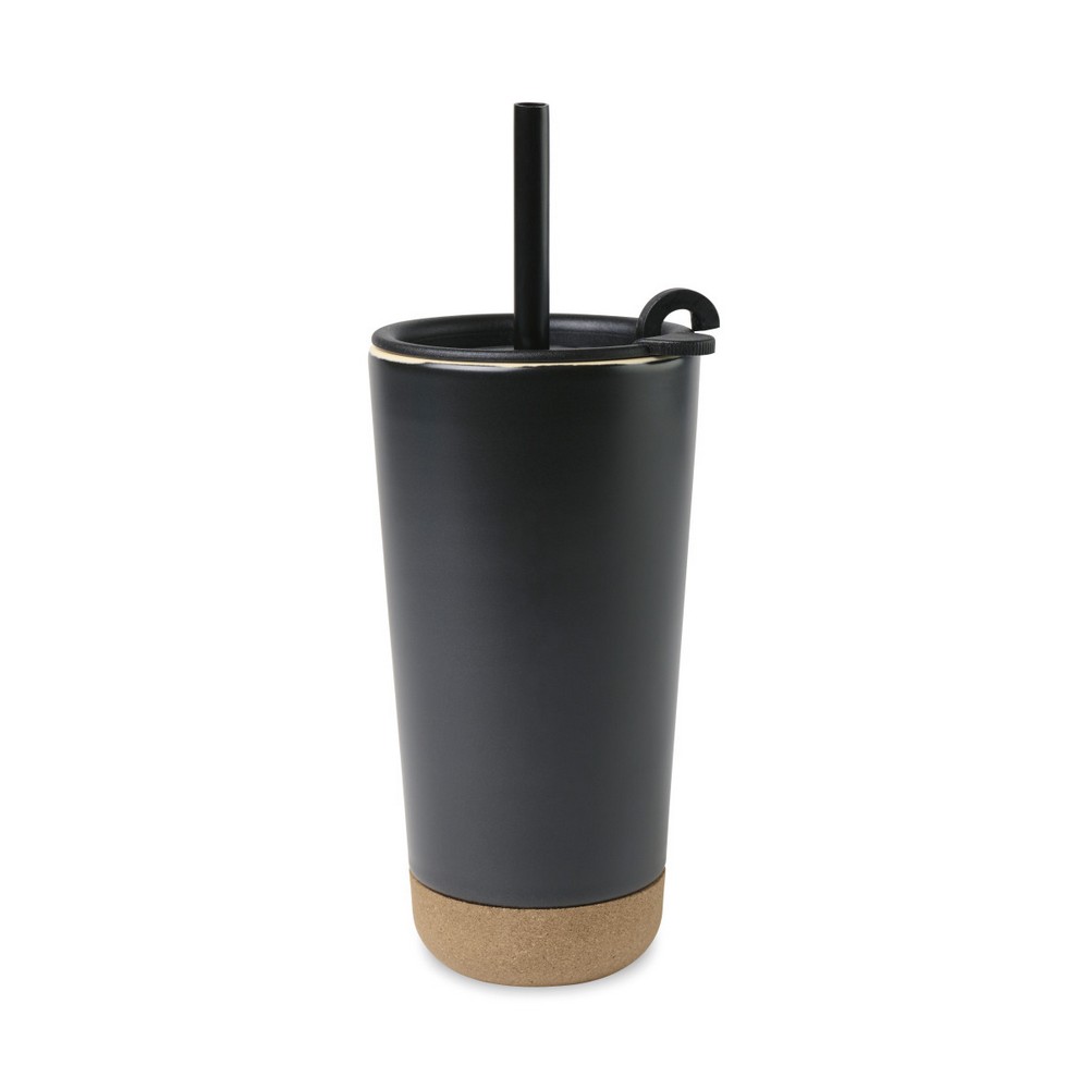 Valo Ceramic To-Go Cup - 18 Oz. - Black