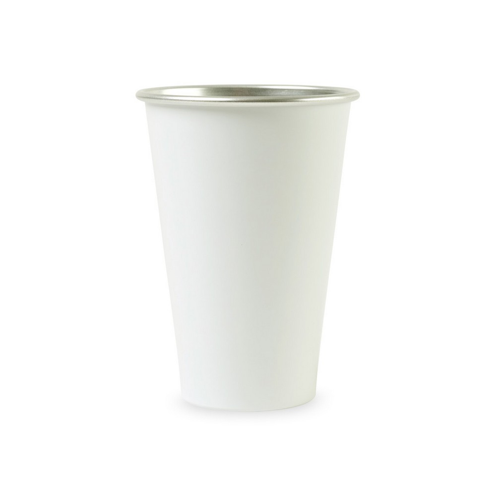 Pre-Game Aluminum Stadium Cup - 18 Oz. - White