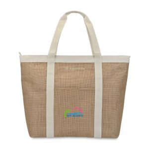 KEEPCOOL® Nairobi Jute Shopper Cooler - Natural