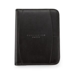 Contemporary Leather Writing Pad - Black