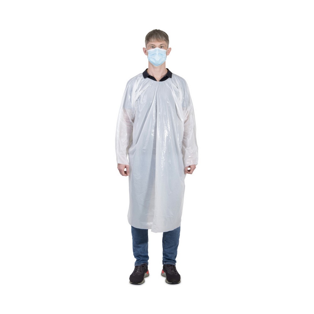 LDPE Gown - White