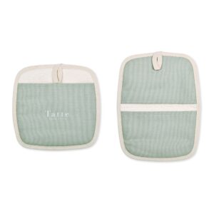 La Cuisine Potholder Hot Pad Set - Grey