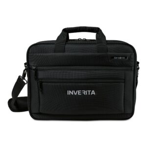 Samsonite Classic Business Perfect Fit Two Gusset Laptop Portfolio - Black
