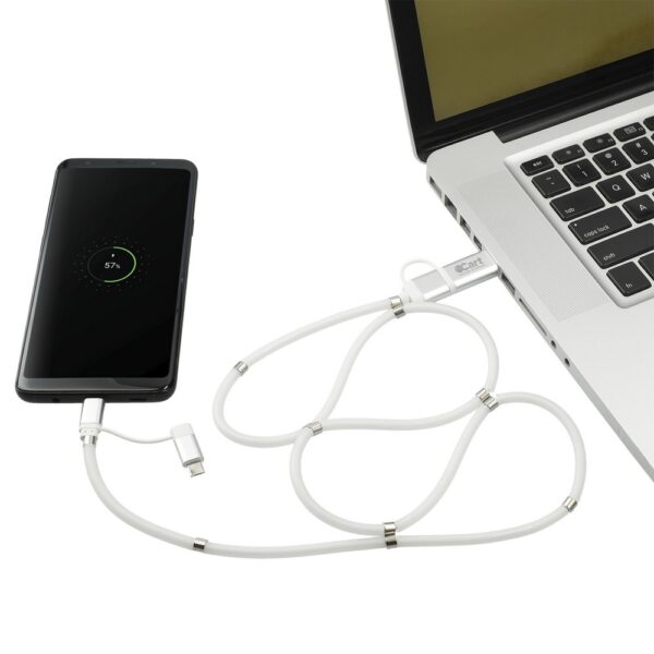 Whirl 5-in-1 Charging Cable with Magnetic Wrap