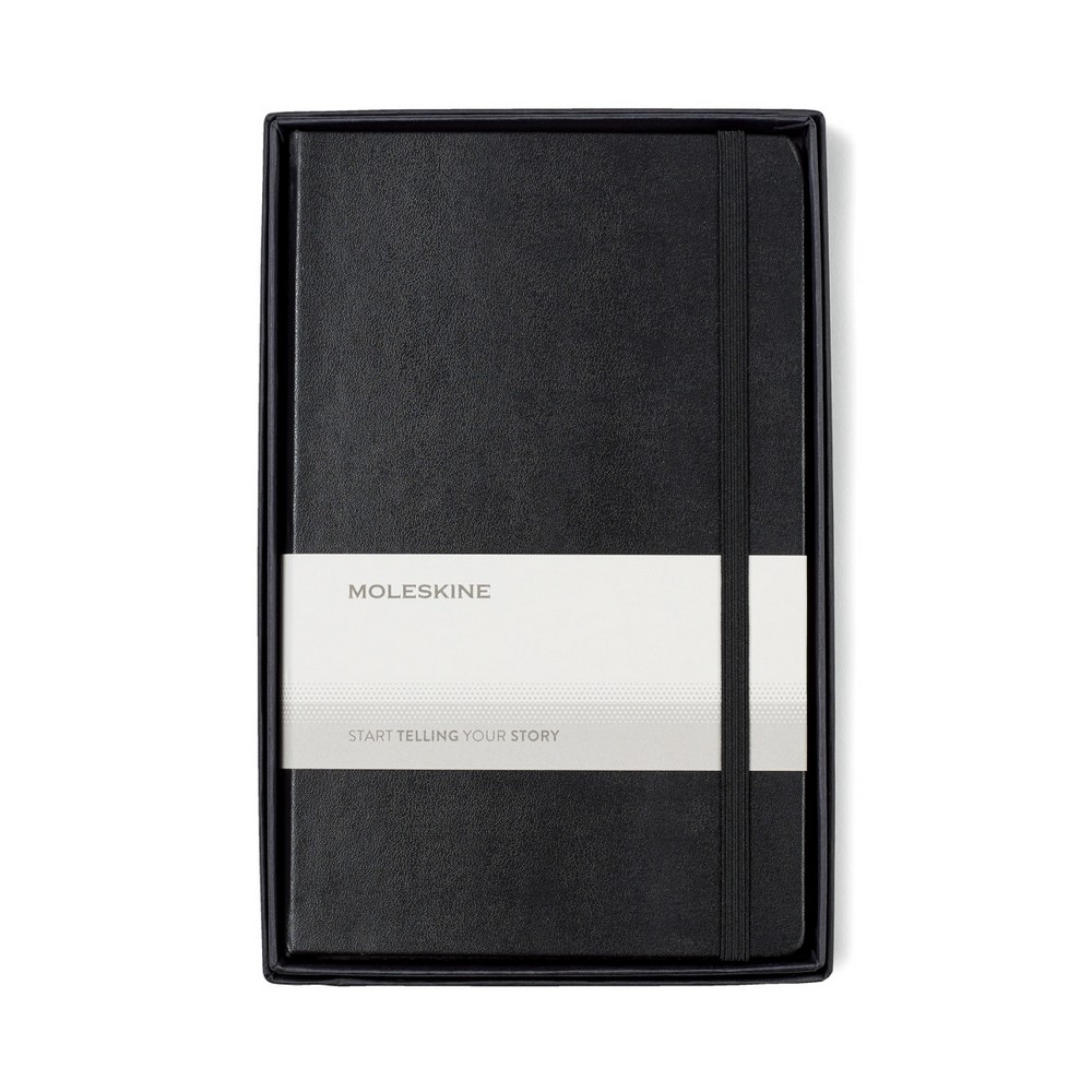Moleskine® Large Notebook Gift Set - Black
