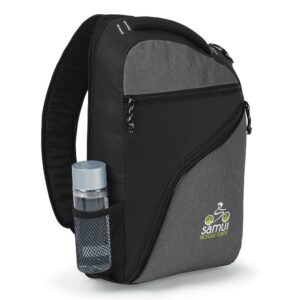 McKinley Laptop Sling Bag - Black-Heather Grey