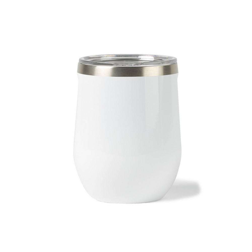 CORKCICLE® Stemless Wine Cup - 12 Oz. - Gloss White