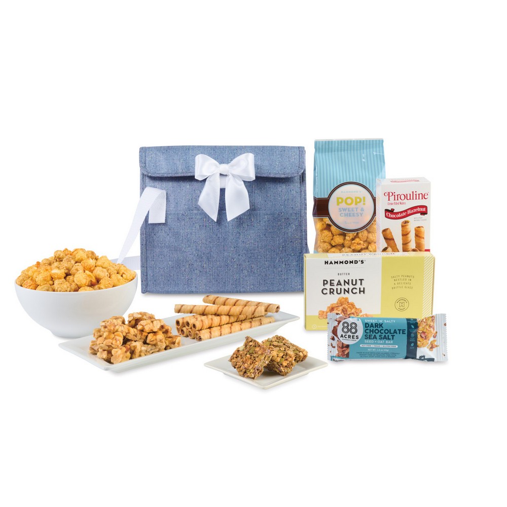 Sami Sweet N' Savory Box Cooler - Denim Flecks