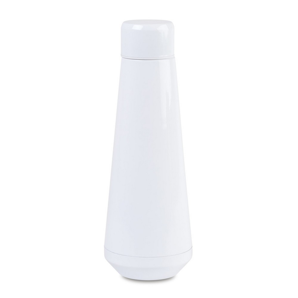 Aviana™ Wisteria Double Wall Stainless Wine Bottle - 25 Oz. - White Opaque Gloss