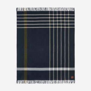 Slowtide® Brushed Cotton Throw Blanket - Presidio-Navy
