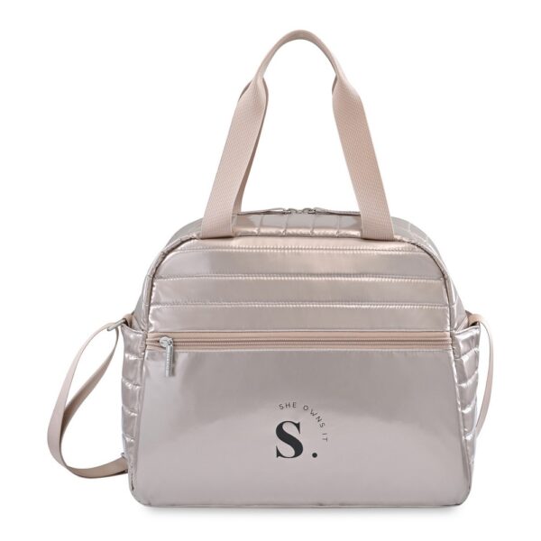 Aviana™ Metallics Duffel Cooler - Champagne