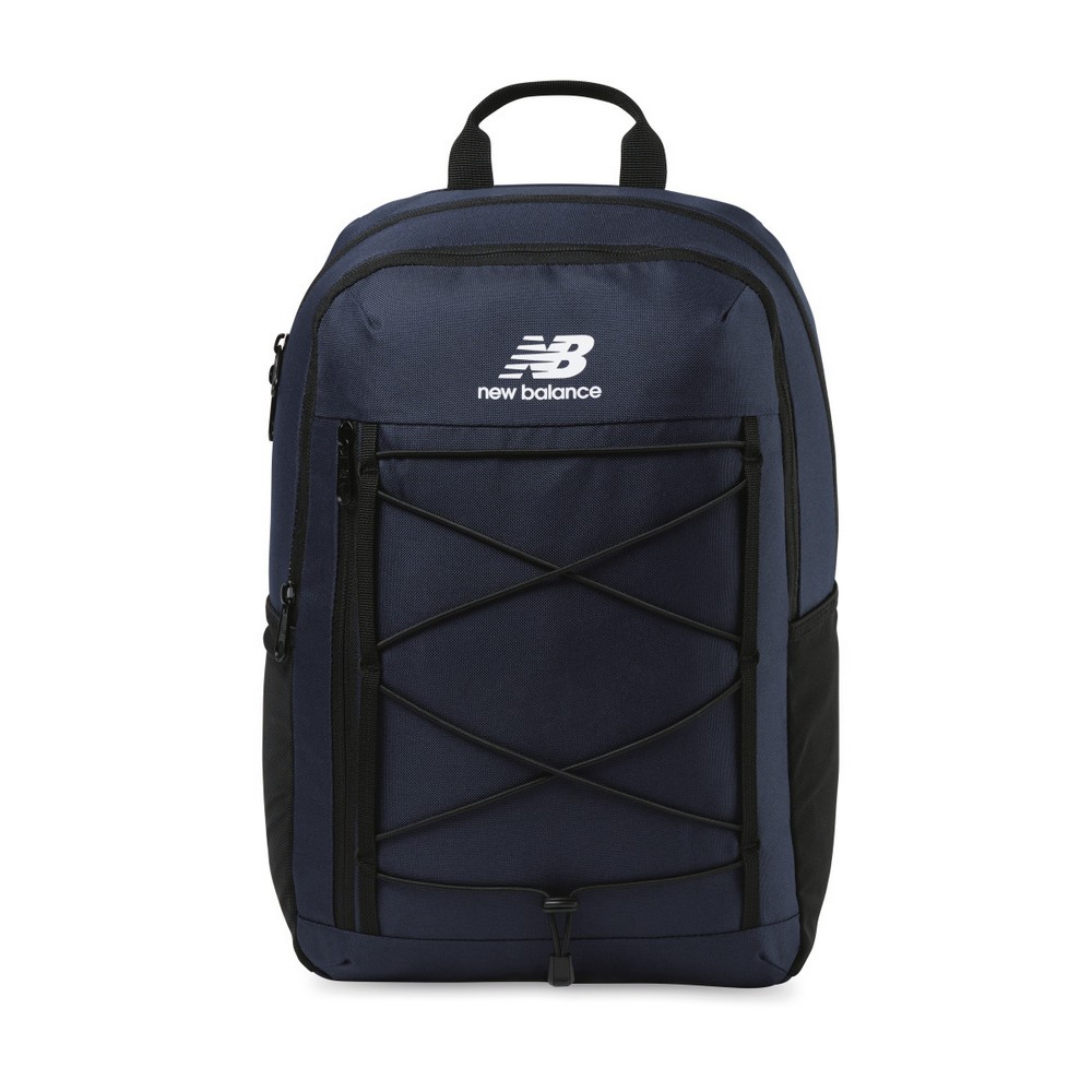 New Balance® Cord Backpack - Navy Blue