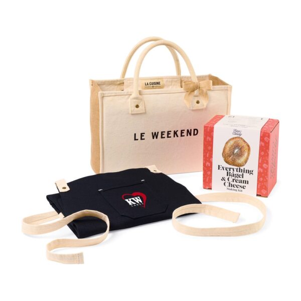 FarmSteady Everything Bagel & Cream Cheese DIY Gift Set - Black