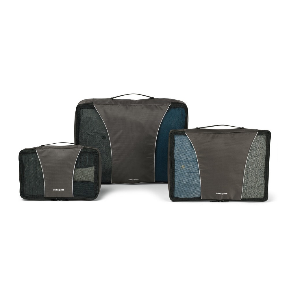 Samsonite 3 Piece Packing Cube Set - Charcoal