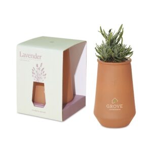 Modern Sprout Tapered Tumbler Grow Kit - Sahara-Lavender