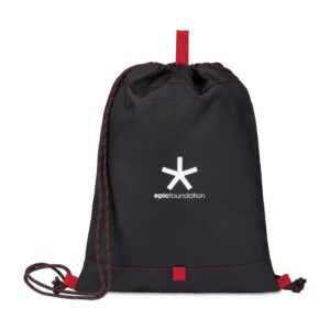 Repeat Recycled Poly Cinchpack - Red