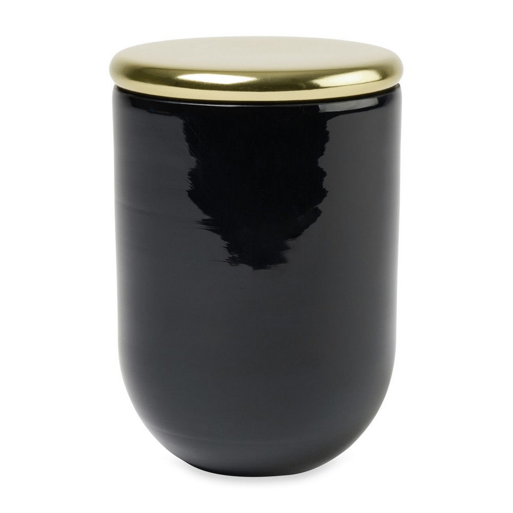 Be Home® Cora Blown Glass Candle - Black-Vanilla Bean