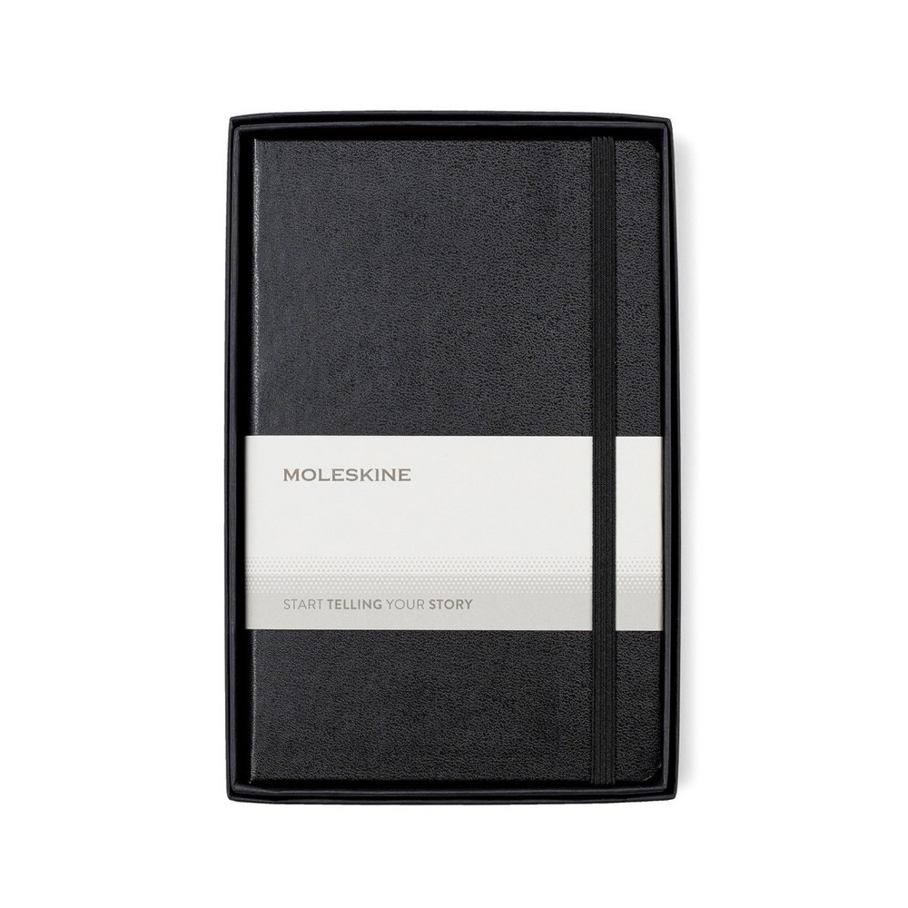 Moleskine® Medium Notebook Gift Set - Black