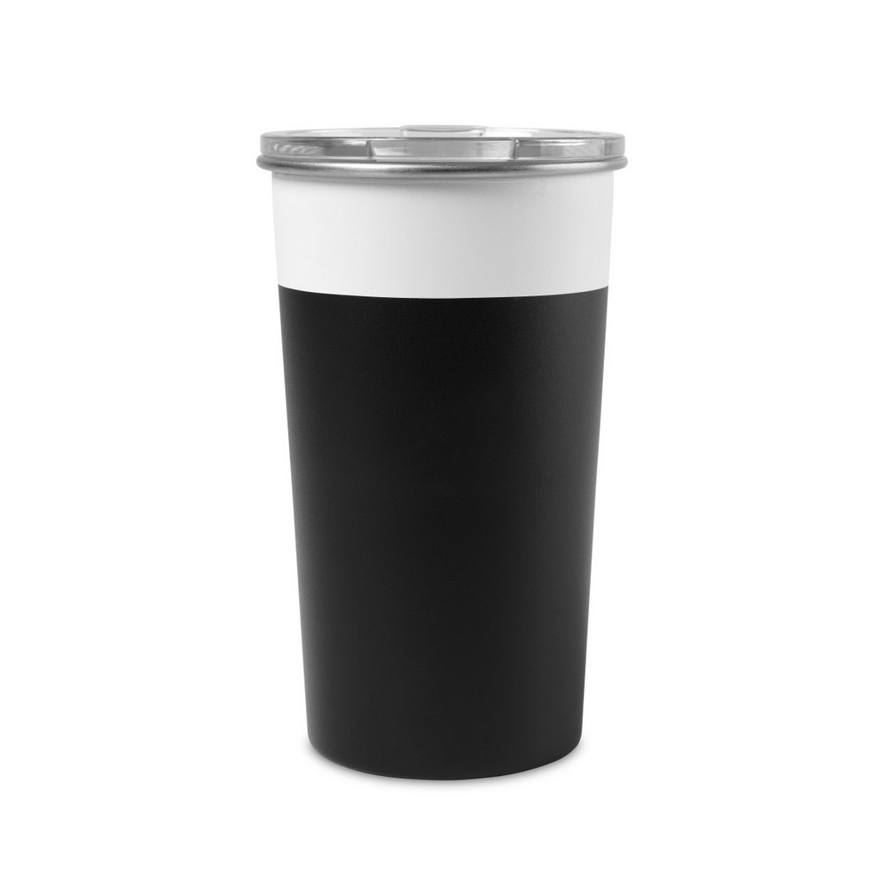 Arlo Colorblock Stainless Steel Tumbler - 20 Oz. - White-Black