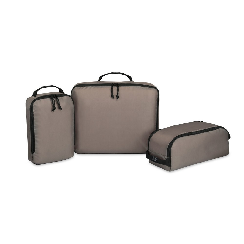 Renew rPET 3 Piece Packing Cube Set - Brindle