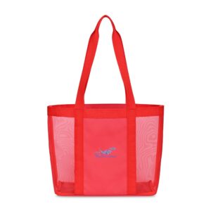 Mesh Tote Bag - Red