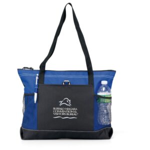 Select Zippered Tote - Royal Blue