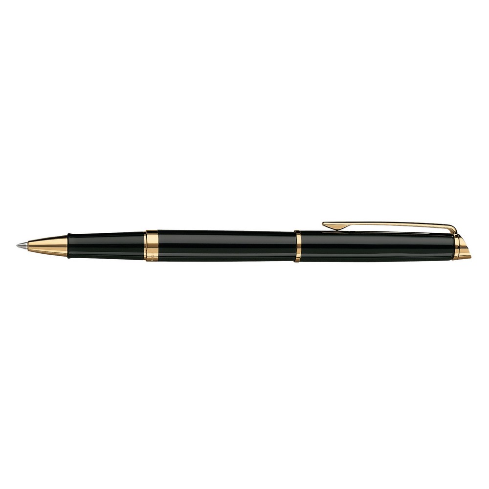 Waterman Hemisphere Rollerball - Black - Gold Trim