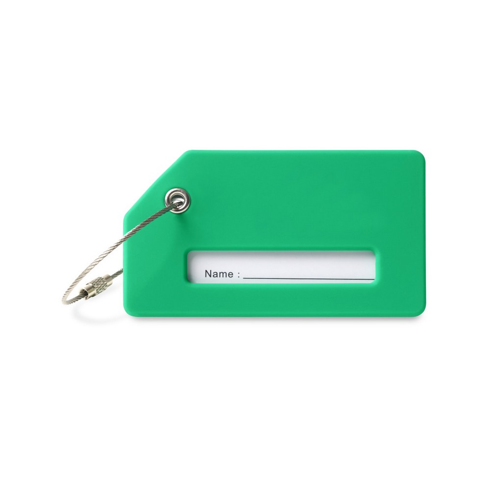 Silicone Luggage Tag - Kelly Green