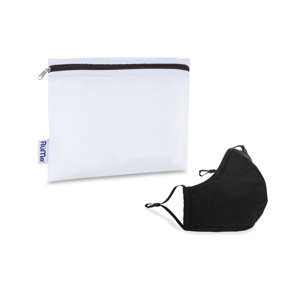 Reusable Face Mask and Storage Pouch Kit - Black