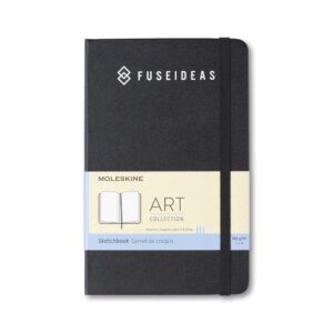 Moleskine® Hard Cover Medium Sketchbook - Black