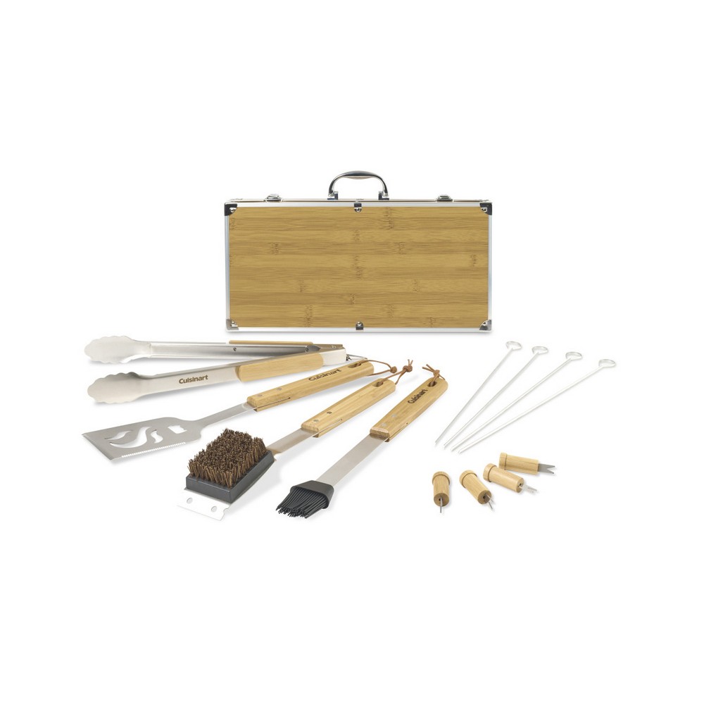 Cuisinart® Bamboo13 PC Grill Tool Set - Bamboo
