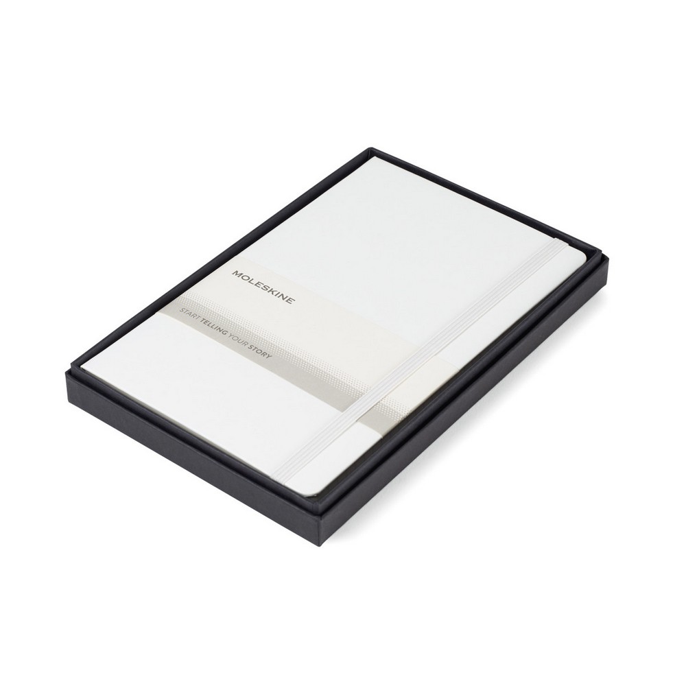 Moleskine® Large Notebook Gift Set - White