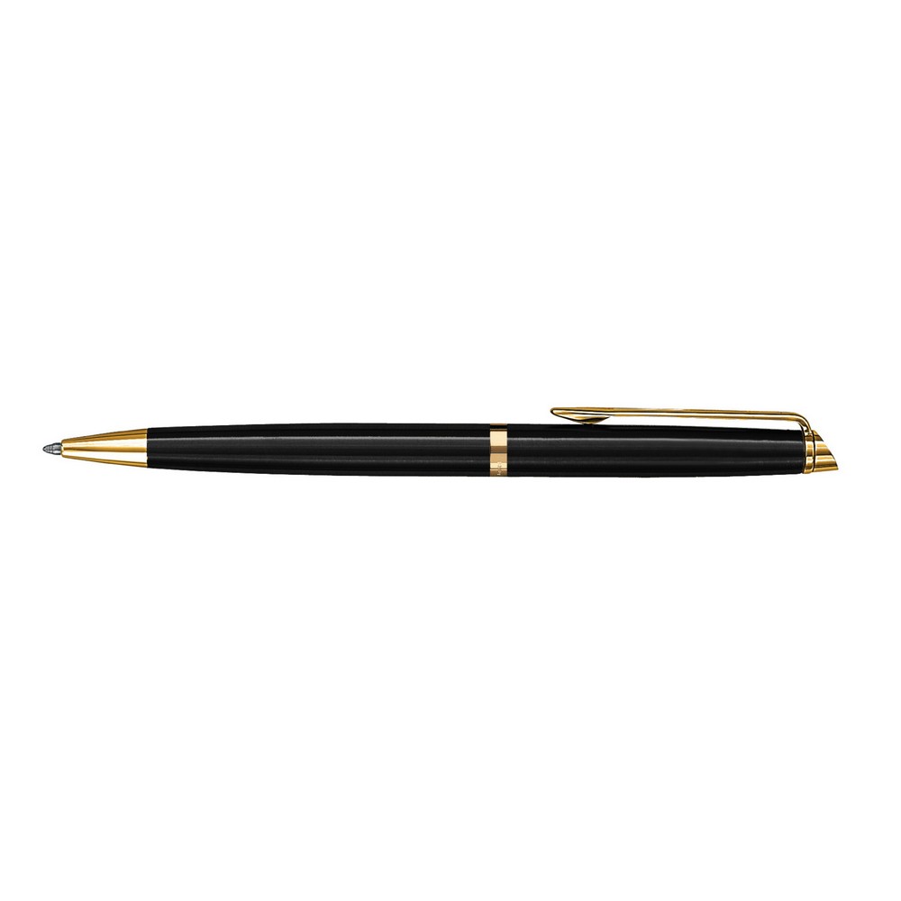 Waterman Hemisphere Ballpoint - Blue Ink - Black - Gold Trim