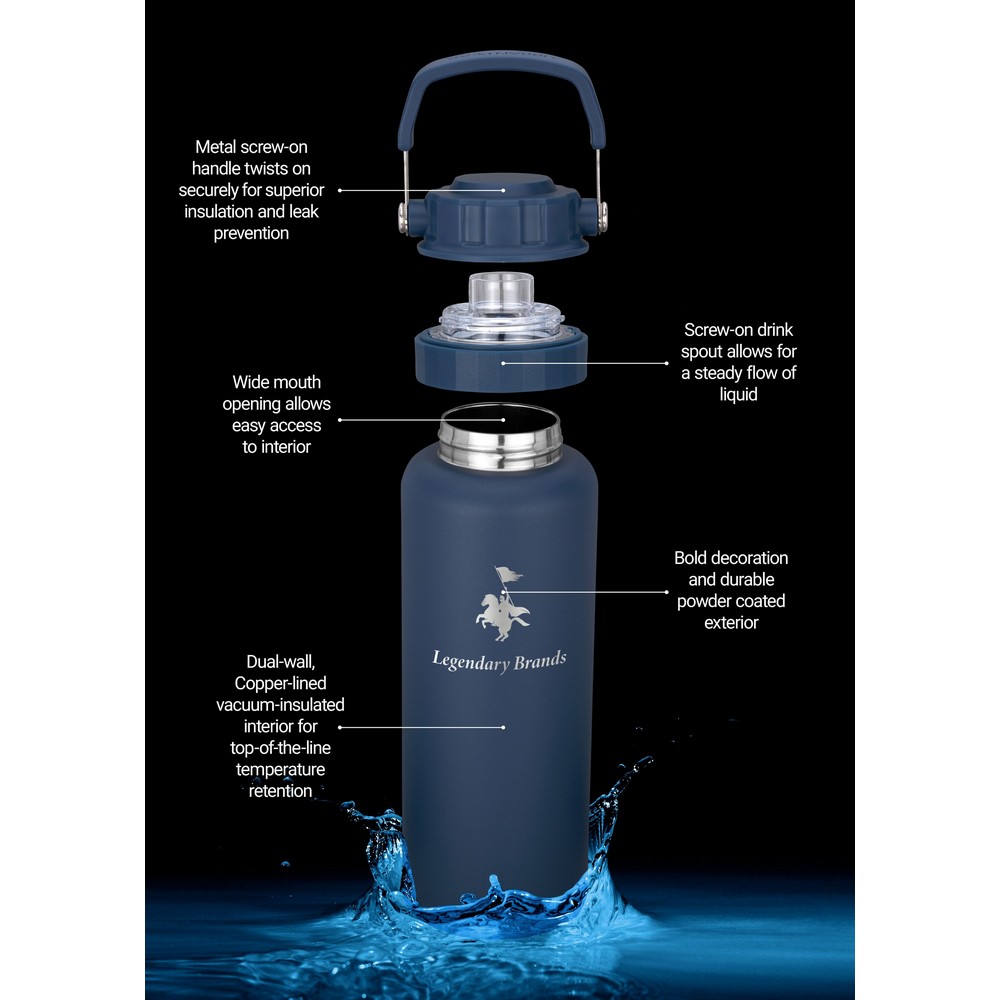 Urban Peak® 40oz Dual Top Water Bottle