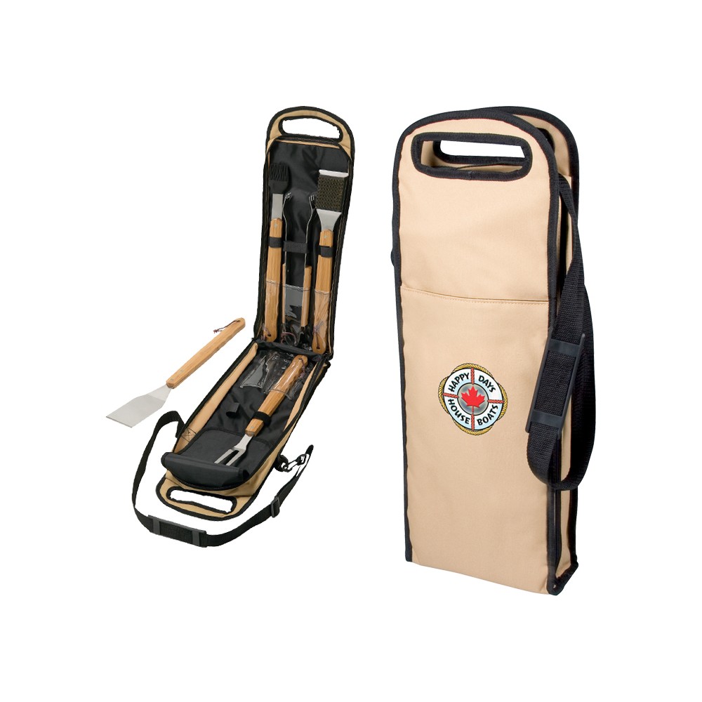5 Piece Bamboo BBQ Set