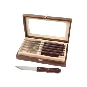 Manchurian Ash 6-Piece Steak Knife Set